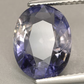 3,58 ctw natürlicher violetter Iolith, Oval Schliff, VS-SI