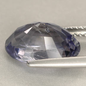 3,58 ctw natürlicher violetter Iolith, Oval Schliff, VS-SI