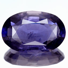 2,99 ctw natürlicher violetter Iolith, Oval Schliff, VS-SI
