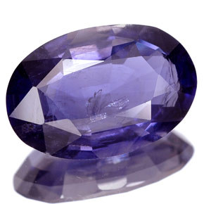 2,99 ctw natürlicher violetter Iolith, Oval Schliff, VS-SI