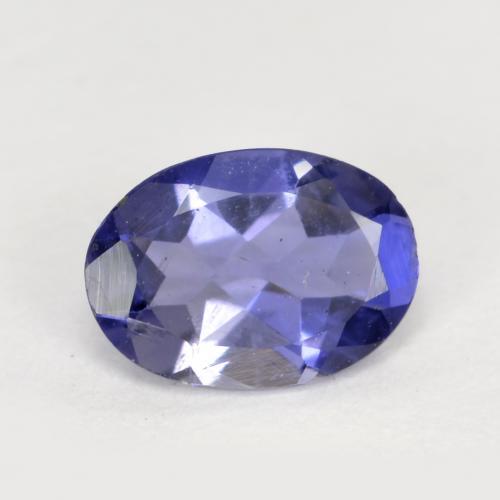 0,32 ctw natürlicher blauer Iolith, Oval Schliff, VVS-VS