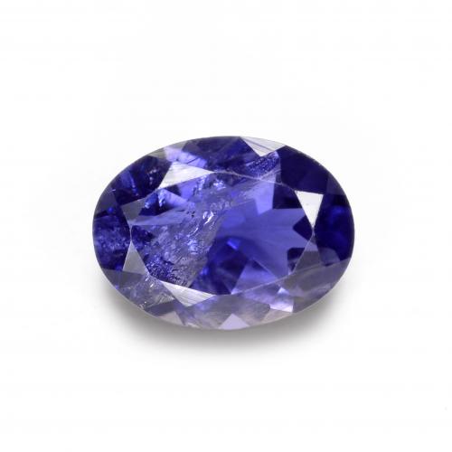 0,67 ctw natürlicher blauer Iolith, Oval Schliff, VS-SI