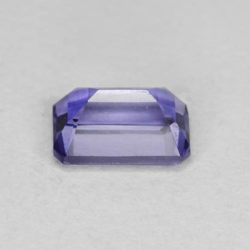 0,56 ctw natürlicher violetter Iolith, Smaragdschliff, VS