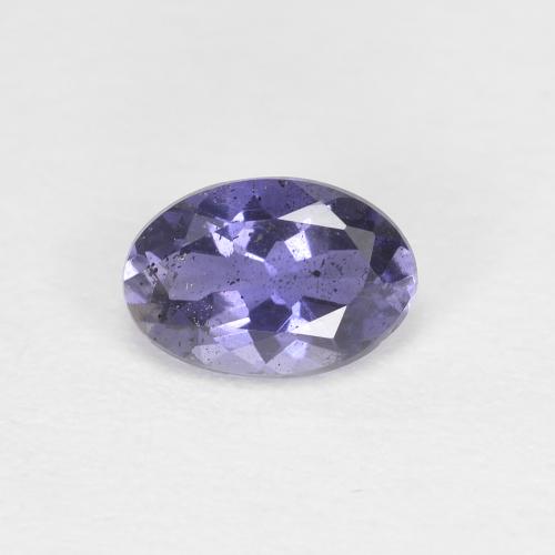0,38 ctw natürlicher blauer Iolith, Oval Schliff, VS-SI