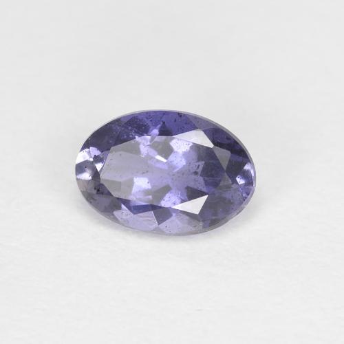 0,38 ctw natürlicher blauer Iolith, Oval Schliff, VS-SI