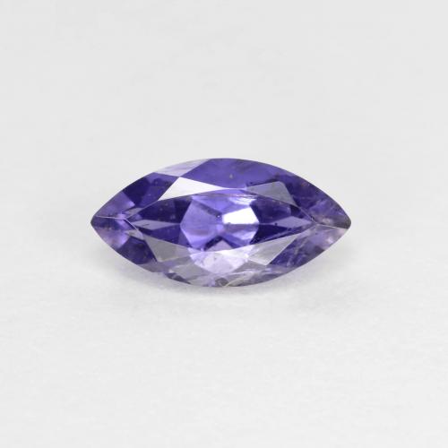 0,56 ctw natürlicher blauer Iolith, Marquise, SI