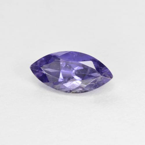 0,56 ctw natürlicher blauer Iolith, Marquise, SI