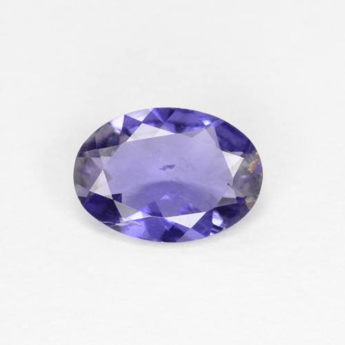 0,48 ctw natürlicher blauer Iolith, Oval Schliff, SI