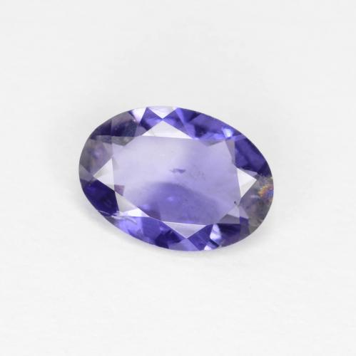 0,48 ctw natürlicher blauer Iolith, Oval Schliff, SI