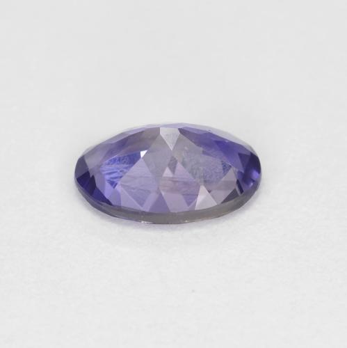 0,55 ctw natürlicher Tiefpurpur Iolith, Oval Schliff, VS