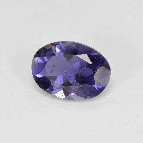 0,52 ctw natürlicher violetter Iolith, Oval Schliff, VS-SI