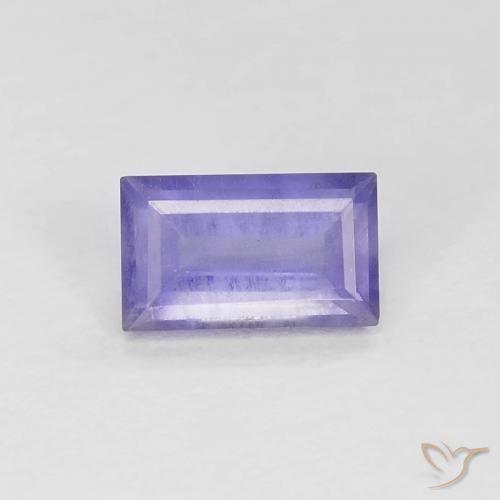 0.28ct Natürlicher Bläulich-violett Iolith, Baguette, VS