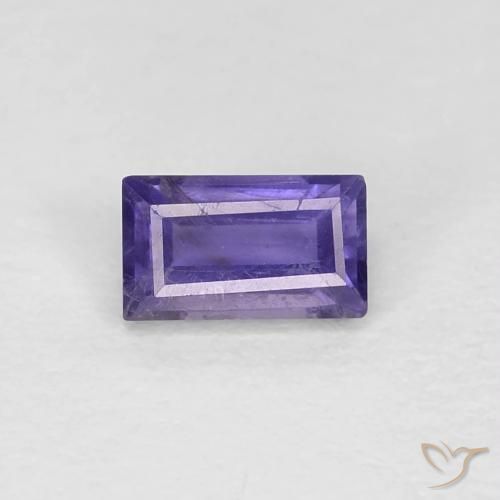 0.30ct Natürlicher Mittelviolett Iolith, Baguette, VS