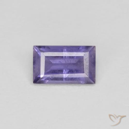 0.25ct Natürlicher Hellrosa Violett Iolith, Baguette, VS