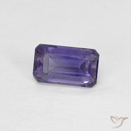 9,17 ctw natürlicher Aubergine Veilchen Iolith, Oktagonschliff, VS
