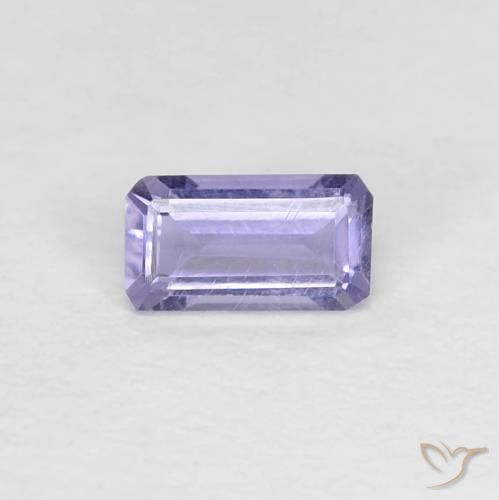0.21ct Natürlicher Medium Light-Violet Iolith, Smaragdschliff, VS