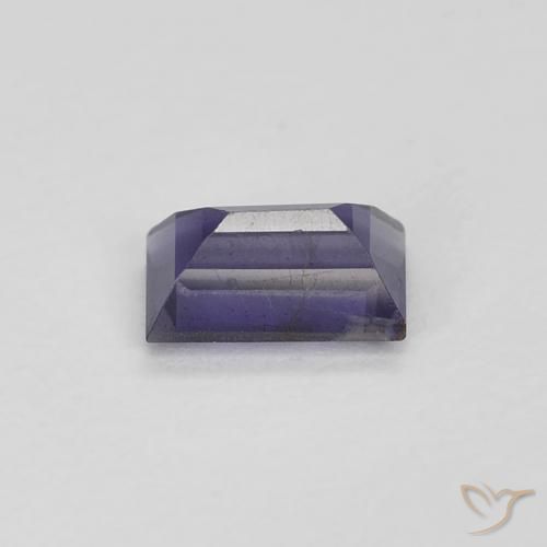 9,17 ctw natürlicher tiefviolett Iolith, Baguette, VS