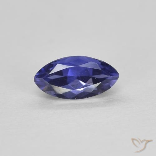 0.28ct Natürlicher tieflila Iolith, Marquise, VVS