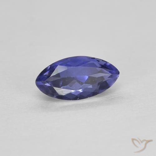 9,17 ctw natürlicher tieflila Iolith, Marquise, VVS