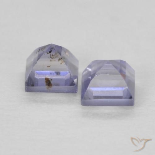 0.20 ct natürliche Silberblau Iolith-Edelsteine, Quadrat, VS
