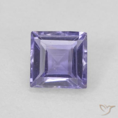 0.17ct Natürlicher Medium Light-Violet Iolith, Quadrat, VVS