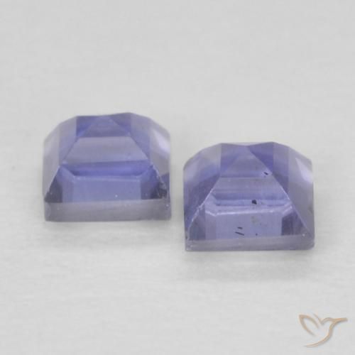 0.20 ct natürliche Silberblau Iolith-Edelsteine, Quadrat, VS