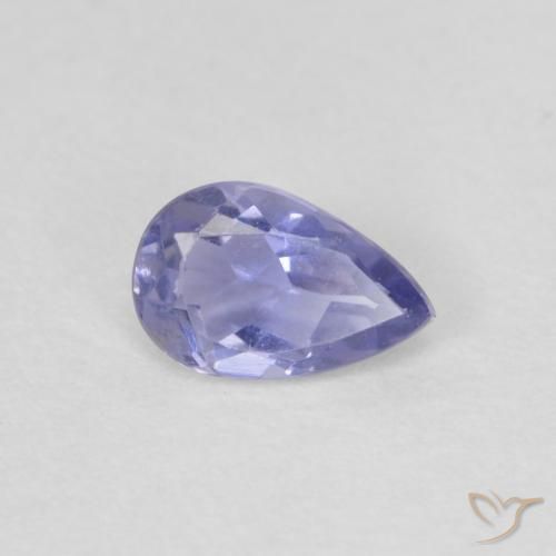 9,17 ctw natürlicher Medium Light-Violet Iolith, Birnenform, VVS