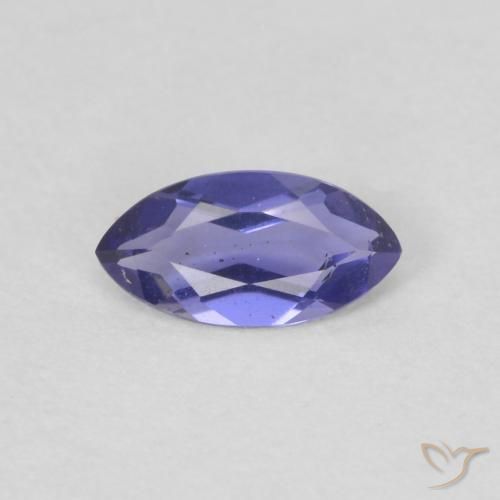 0.15ct Natürlicher tieflila Iolith, Marquise, VVS