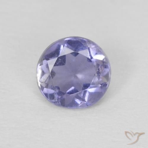 0.17ct Natürlicher Silberblau Iolith, Runden, VS