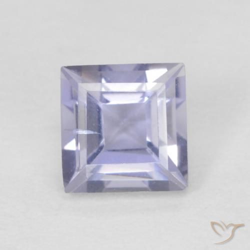 0.33ct Natürlicher Rosaig-violett Iolith, Quadrat, VVS