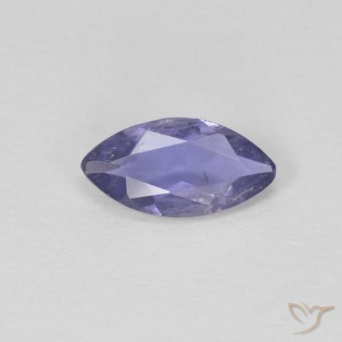 0.39ct Natürlicher Dunkles bläuliches Lila Iolith, Marquise, VS