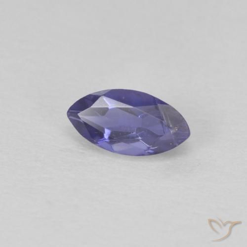 9,17 ctw natürlicher tieflila Iolith, Marquise, VS