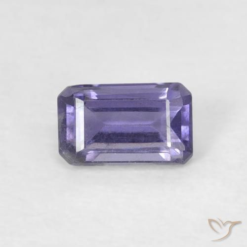 0.29ct Natürlicher Silberblau Iolith, Smaragdschliff, VS