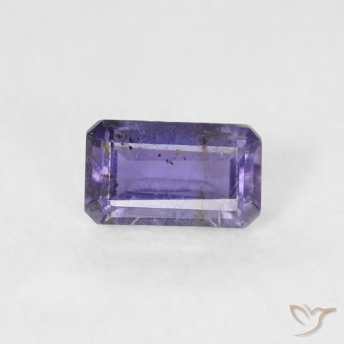 0.27ct Natürlicher Mittelviolett Iolith, Smaragdschliff, SI