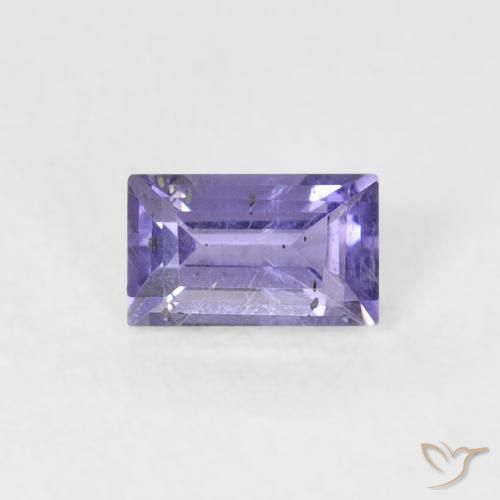 0.27ct Natürlicher Medium Light-Violet Iolith, Baguette, SI