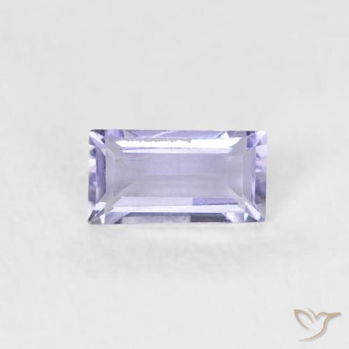 0.19ct Natürlicher Rosaig-violett Iolith, Baguette, VS