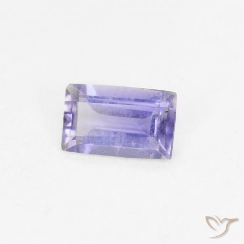 9,17 ctw natürlicher Mittelhelles Violett Iolith, Baguette, VS