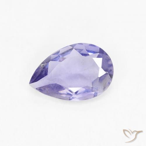 0.28ct Natürlicher Medium Light-Violet Iolith, Birnenform, VS