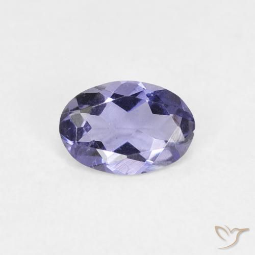 0.27ct Natürlicher Silberblau Iolith, Oval, VS