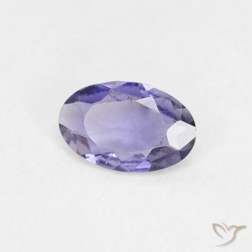 9,17 ctw natürlicher Mittelhelles Violett Iolith, Oval, VS