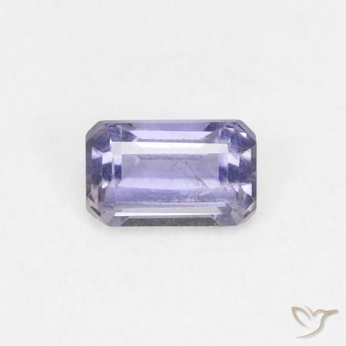 0.32ct Natürlicher Medium Light-Violet Iolith, Smaragdschliff, VS-SI