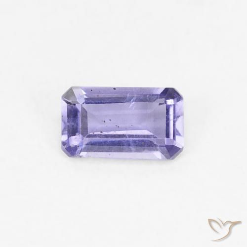 0.25ct Natürlicher Medium Light-Violet Iolith, Smaragdschliff, VS-SI