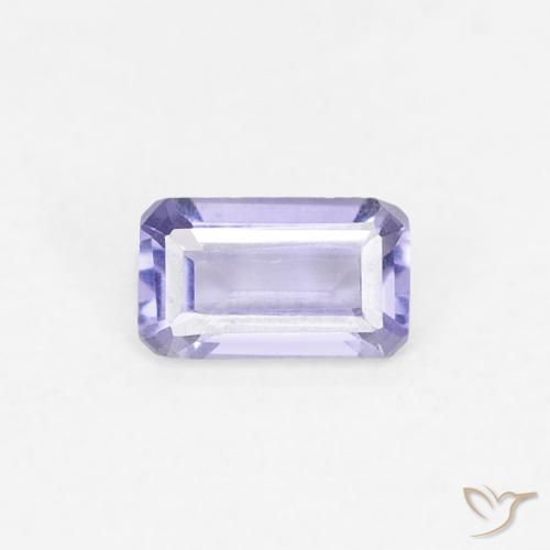 0.21ct Natürlicher Rosaig-violett Iolith, Smaragdschliff, VS