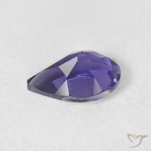 9,17 ctw natürlicher Aubergine Veilchen Iolith, Birnenform, VS