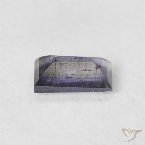 9,17 ctw natürlicher tiefviolett Iolith, Baguette, VS-SI