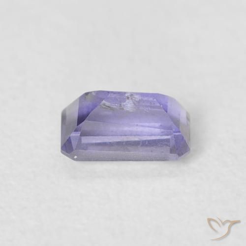 9,17 ctw natürlicher violett-blau Iolith, Oktagonschliff, VS-SI