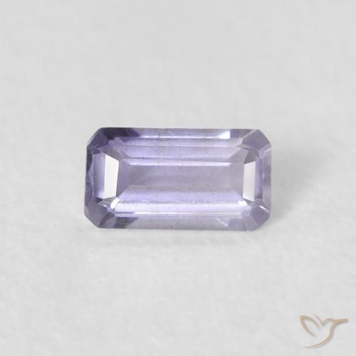 0.21ct Natürlicher Rosaig-violett Iolith, Smaragdschliff, VS-SI