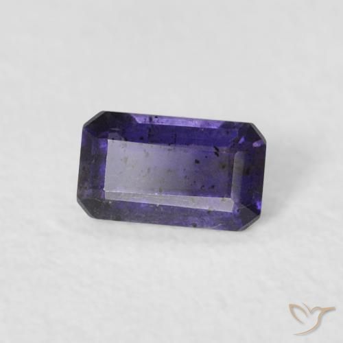 9,17 ctw natürlicher Aubergine Veilchen Iolith, Oktagonschliff, VS-SI