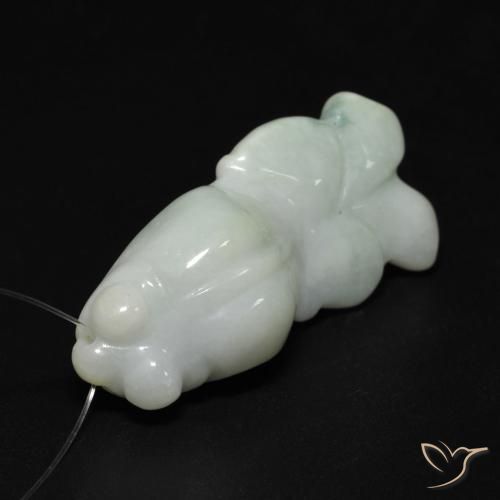 9,17 ctw natürlicher Mittelgrün Jade, Fantasie, Lichtdurchlässig