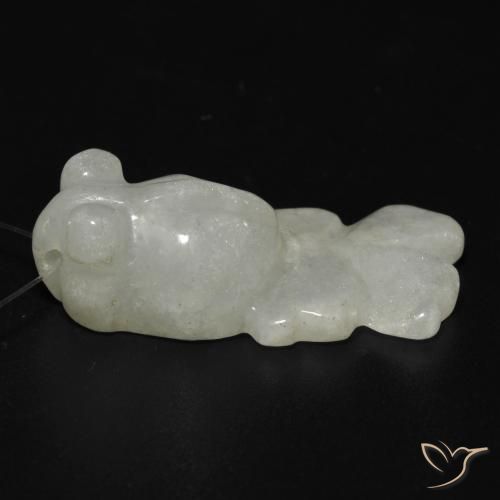 9,17 ctw natürlicher Mittelgrün Jade, Fantasie, Lichtdurchlässig